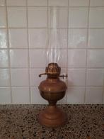 Koperen Olielamp met Glas, Ophalen of Verzenden