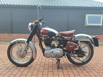 Enfield Bullet 350 motor oldtimer klassiek start met papiere beschikbaar voor biedingen