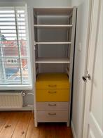 Lundia kast ladekast vakken wit geel, Huis en Inrichting, Ophalen, Gebruikt