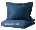 GEZOCHT : dekbed overtrek Ikea Luktjasmin 200x200 blauw, Blauw, Dekbedovertrek, Ophalen of Verzenden, Zo goed als nieuw