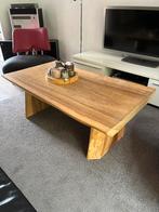 Boomstam salontafel plak stam Suar tropisch hardhout hout, Ophalen, 100 tot 150 cm, Teakhout, 50 tot 100 cm