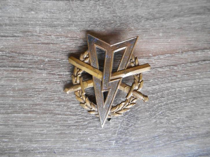 MLV speld, Verzamelen, Militaria | Algemeen, Landmacht, Lintje, Medaille of Wings, Nederland, Ophalen of Verzenden