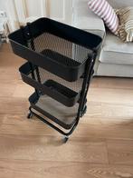Ikea RÅSHULT Trolley - Zwart, Huis en Inrichting, Ophalen, Zo goed als nieuw