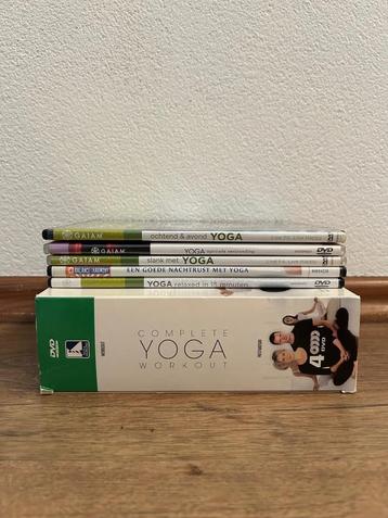 5+ diverse yoga DVD’s  beschikbaar voor biedingen