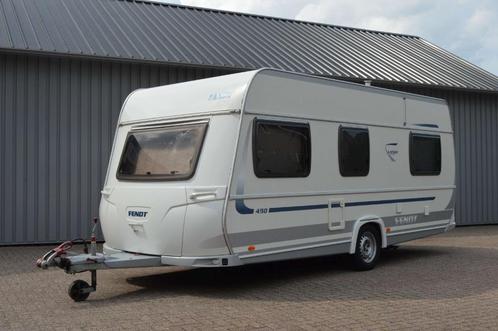Zeer nette Fendt Saphir 490 met Hypercamp Domaso voortent., Caravans en Kamperen, Caravans, Particulier, tot en met 4, 1000 - 1250 kg