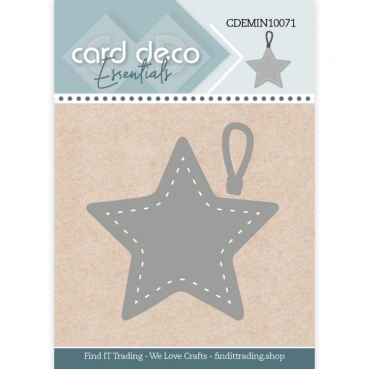 Card Deco Essentials mini dies 71 Hanging Star CDEMIN10071, Hobby en Vrije tijd, Kaarten | Zelf maken, Nieuw, Pons of Mal, Kerst