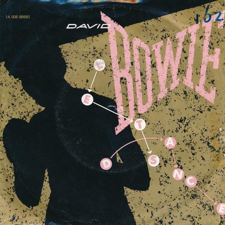 666 David Bowie - Let's dance (1983), Cd's en Dvd's, Vinyl Singles, Gebruikt, Single, Pop, 7 inch, Ophalen of Verzenden