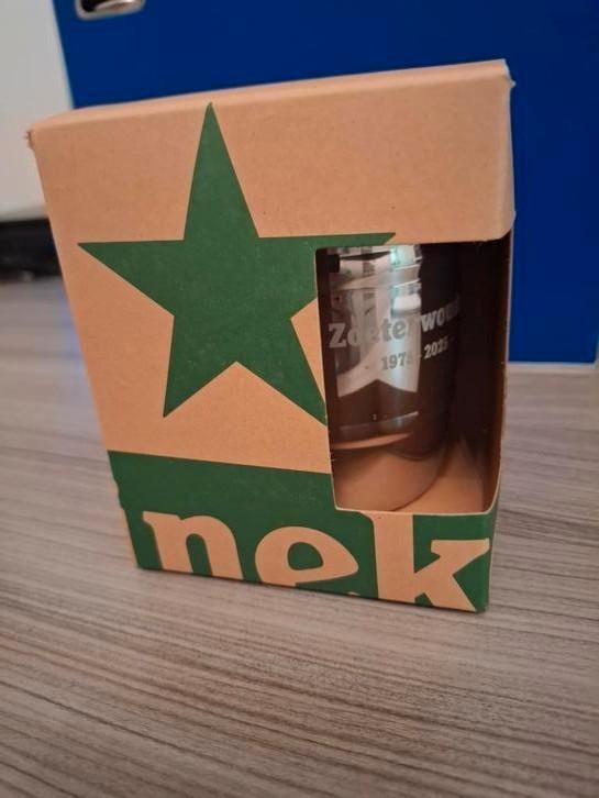 Heineken 50jarige stainless steel beker, Verzamelen, Overige Verzamelen, Nieuw, Ophalen of Verzenden