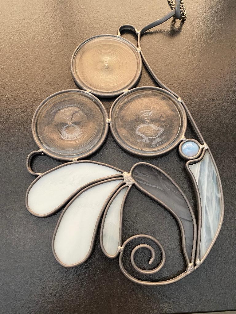 Glas in Lood Raamhanger, Antiek en Kunst, Antiek | Glas en Kristal, Ophalen of Verzenden