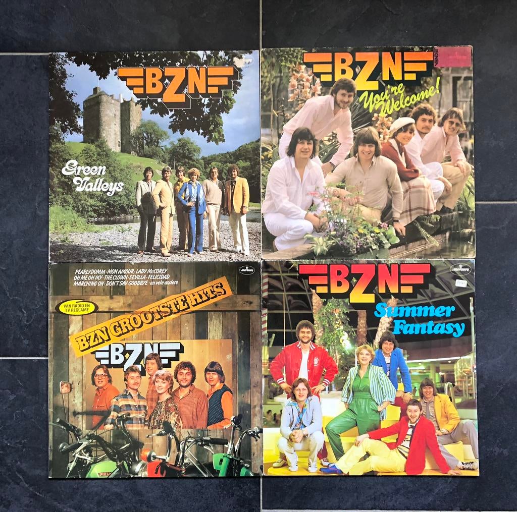 BZN 4 lp’s, Ophalen, Gebruikt, Overige formaten