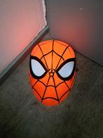 Spiderman lampje - Werkt, maar flikkert soms, Ophalen of Verzenden, Gebruikt, Spiderman, Kinderkamer, Superheld