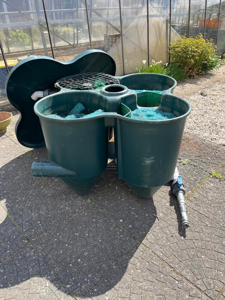 Grote vijverfilter met filtermedia, Tuin en Terras, Vijver-toebehoren, Ophalen of Verzenden, Gebruikt, Vijverfilter