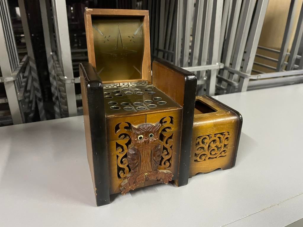 Vintage Uil Muziekdoosje, Ophalen, Gebruikt, X, X