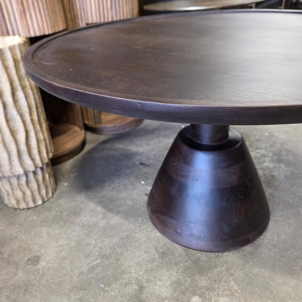 Ronde Salontafel Jade Mangohout 75 cm van Benoa, Ophalen
