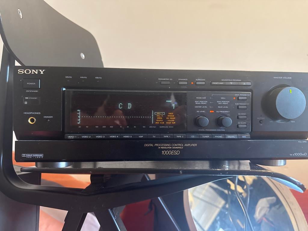 Sony TA-E1000ESD Digitale Voorversterker, Ophalen, Sony, Minder dan 60 watt, Gebruikt