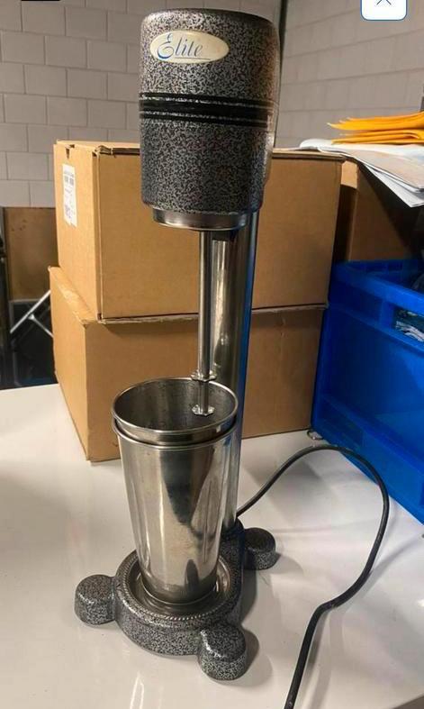 Vintage Elite milkshake mixer, Minder dan 1 liter, Ophalen of Verzenden, Gebruikt, 1 snelheid