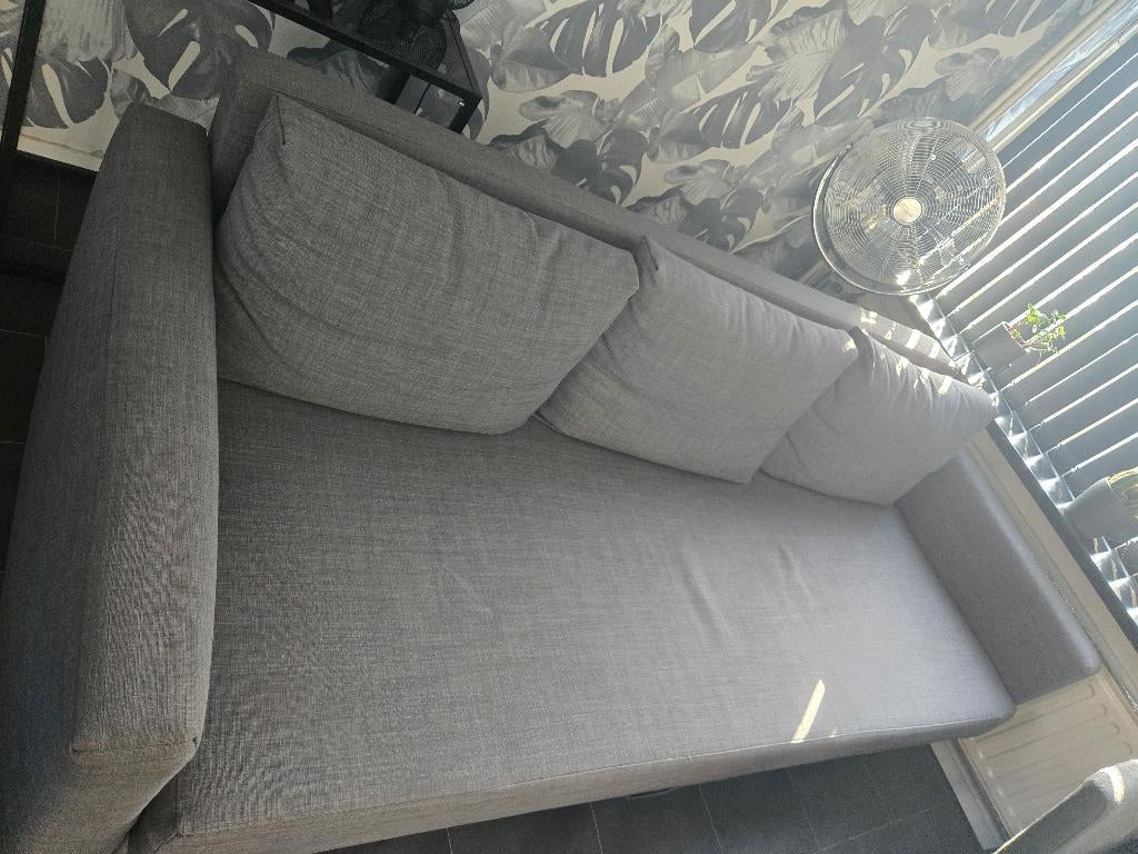 Slaapbank, Ophalen, Gebruikt, Driepersoons, Rechte bank