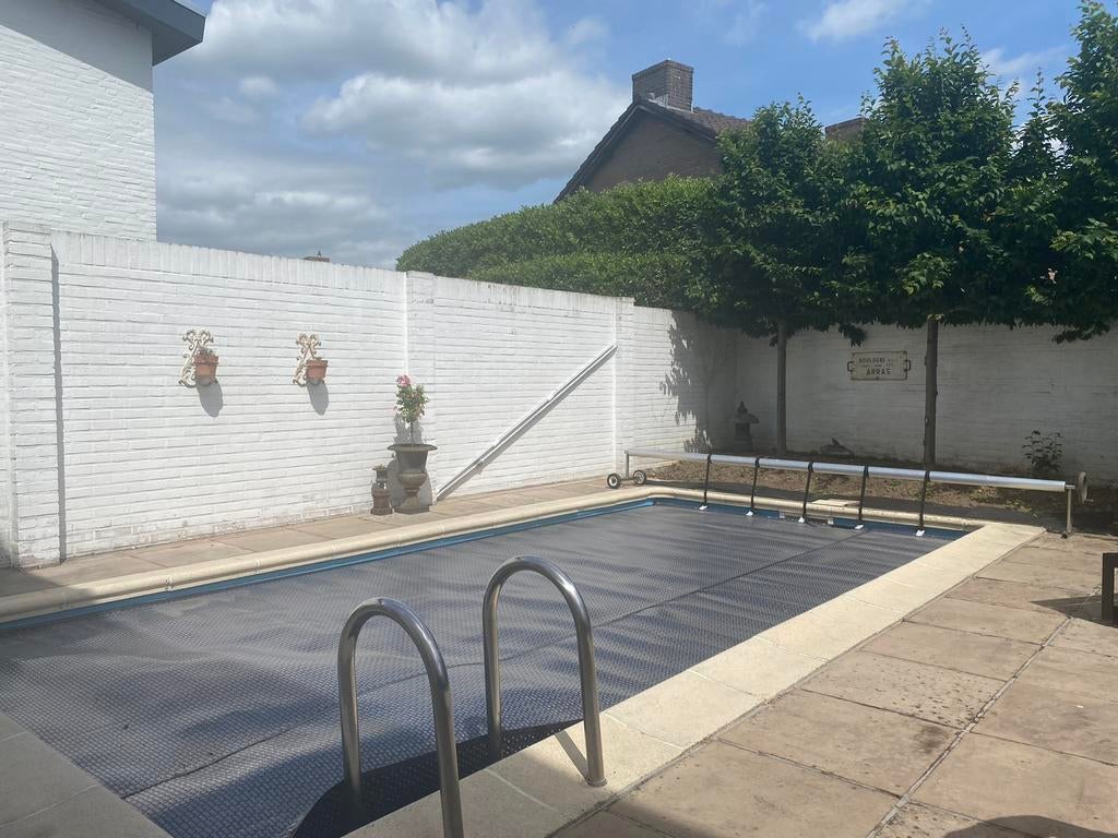 Zwembadzeil geobubbel solarzeil voor zwembad van 6 x 3 meter, Tuin en Terras, Zwembad-toebehoren, Ophalen, Gebruikt, Afdekzeil