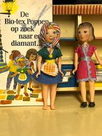 Vintage biotex poppen met boekje, Ophalen of Verzenden