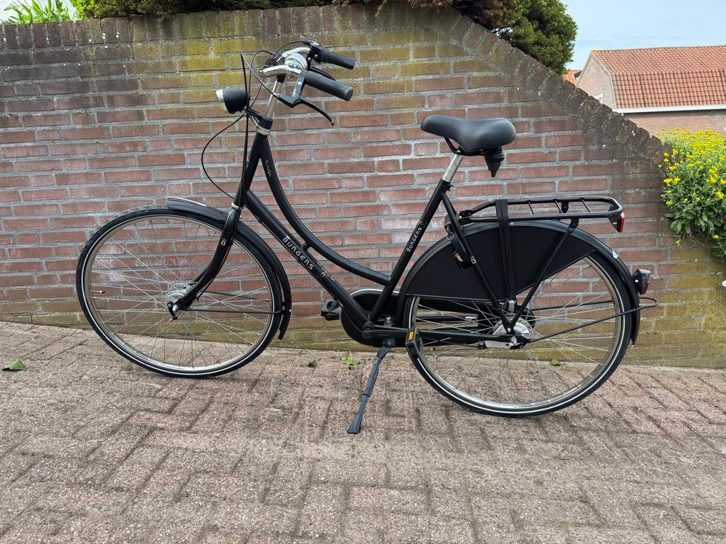 Omafiets Burgers met versnellingen en handremmen, Ophalen, Gebruikt, Handrem