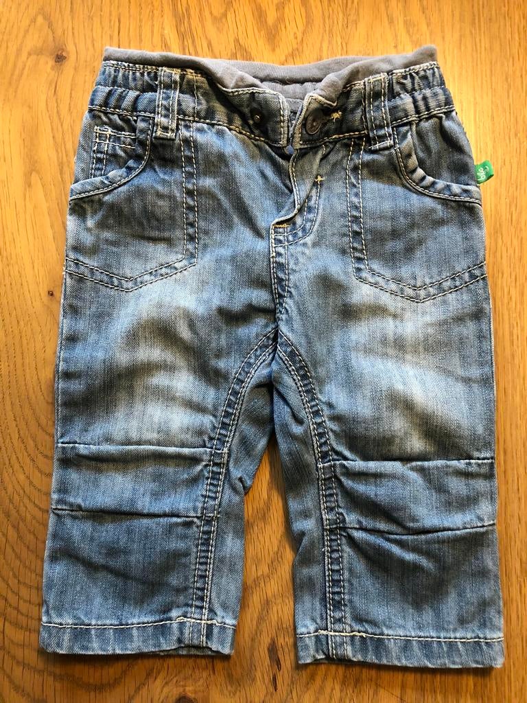 Stoere jongens spijkerbroek, maat 68, BFC, Ophalen of Verzenden, Zo goed als nieuw, Jongetje, Broekje