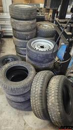 15 x gebruikte aanhanger banden met velgen, Ophalen, Gebruikt