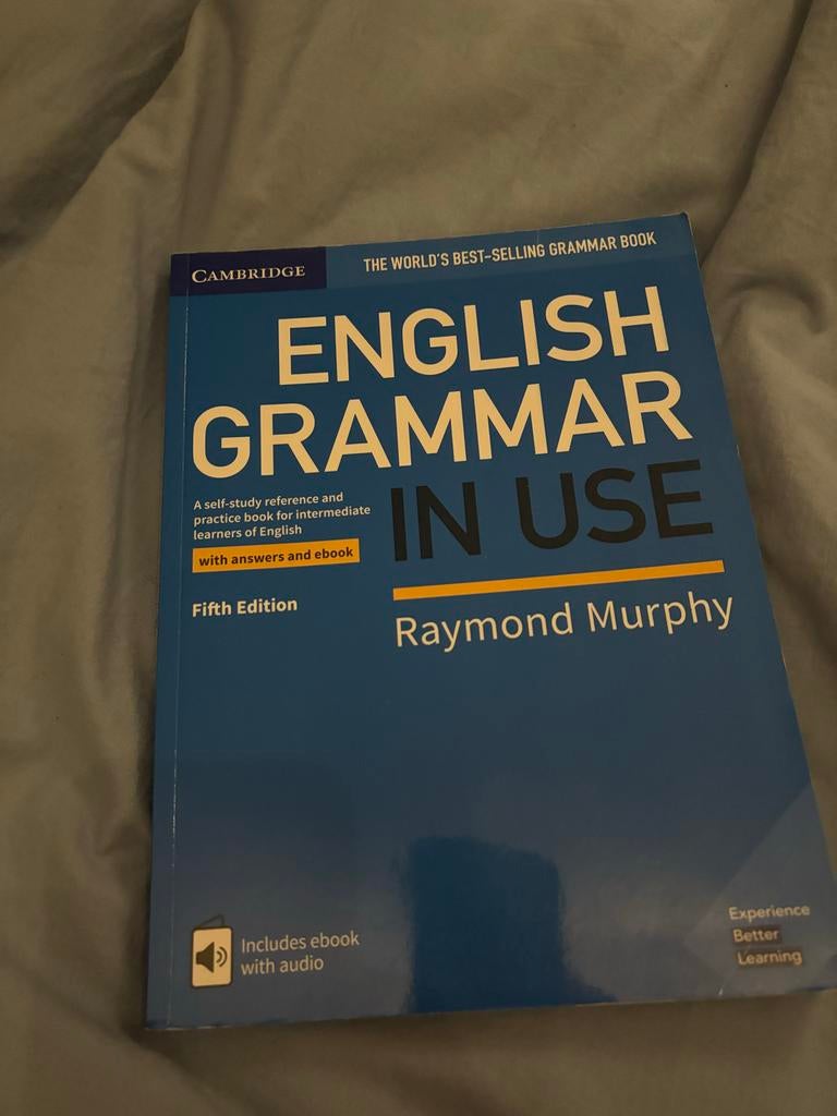 English Grammar in Use - Raymond Murphy (5e editie), Ophalen of Verzenden, Zo goed als nieuw, Non-fictie