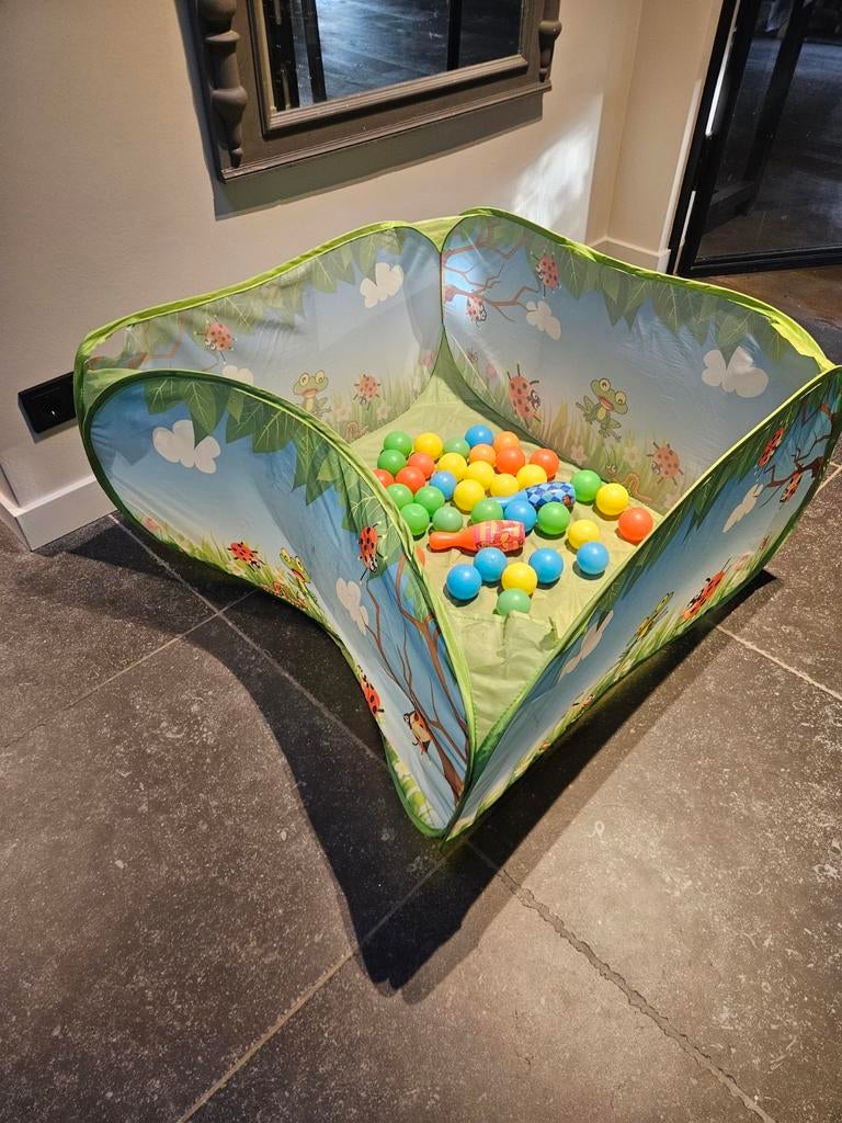 Gratis opvouwbare ballenbak, Ophalen