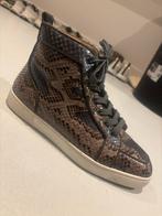 Christian Louboutin Krokodillen Leer Sneakers Maat 42,5, Ophalen of Verzenden, Zo goed als nieuw, Bruin, Sneakers of Gympen