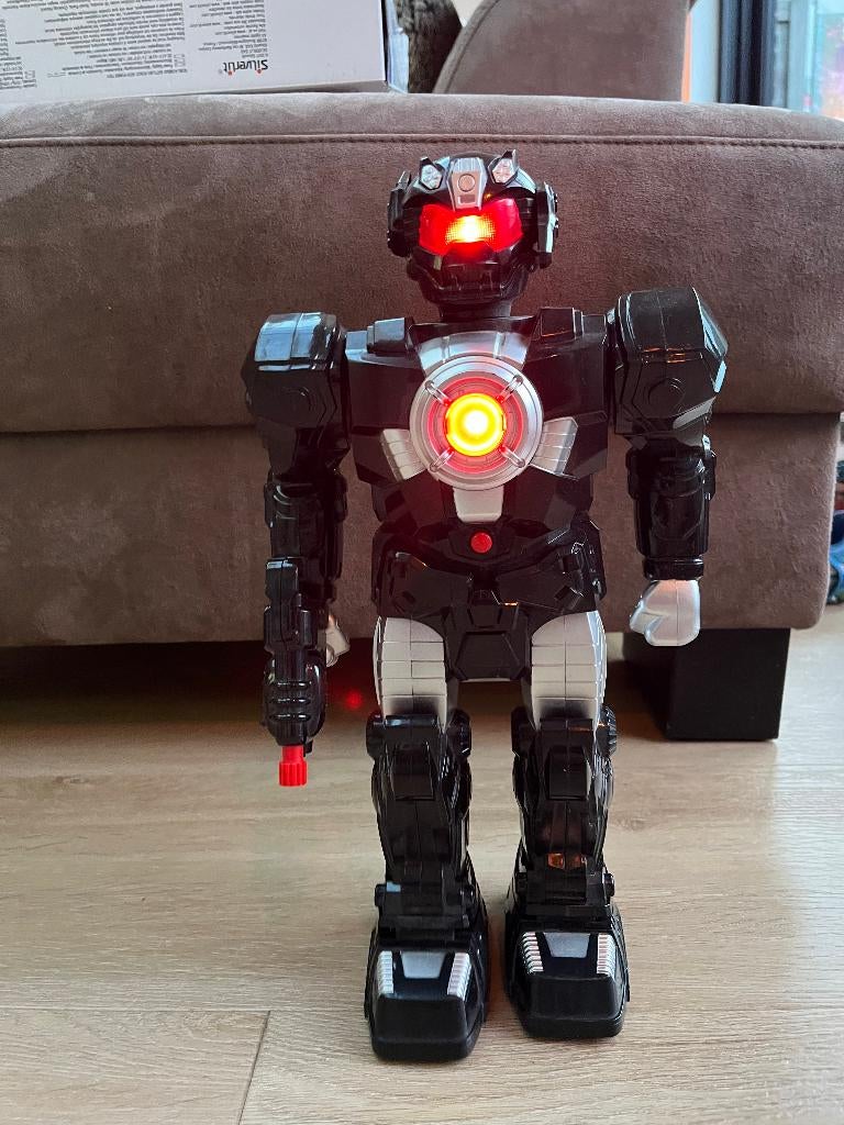 Lopende robot met licht en geluid, Ophalen of Verzenden, Gebruikt