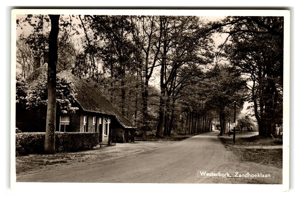 Westerbork, Zandhoeklaan, Verzenden, 1940 tot 1960, Gelopen, Drenthe