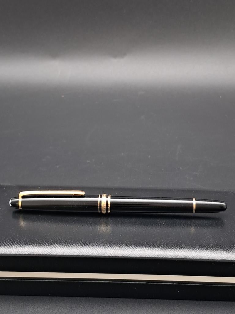 Montblanc Meisterstück Gold Plated Rolkerbal, Verzamelen, Pennenverzamelingen, Gebruikt, Overige typen, Met doosje, Ophalen of Verzenden