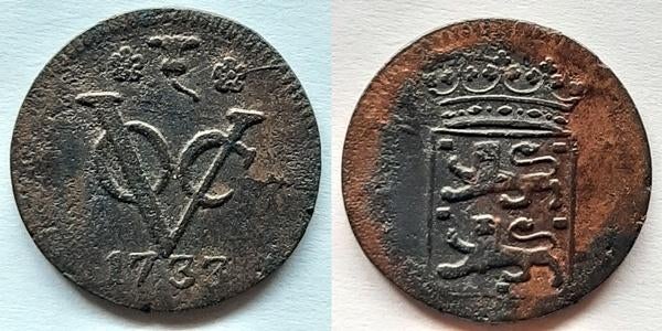 VOC Duit West Friesland 1733 variant 2, Verzenden, Vóór koninkrijk, Overige waardes