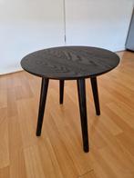 Mooi zwart bijzettafeltje, Huis en Inrichting, Ophalen, Minder dan 45 cm, Minder dan 55 cm, Rond