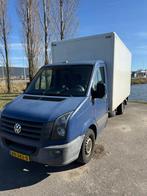 Volkswagen Crafter 2015 – Bakwagen Laadklep/Cruise/Airco/APK, Auto's, Euro 5, Stof, Zwart, Origineel Nederlands