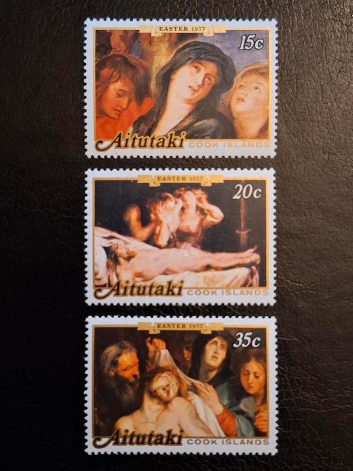 Aitutaki 1977 Pasen, Postzegels en Munten, Postzegels | Oceanië, Postfris, Ophalen of Verzenden