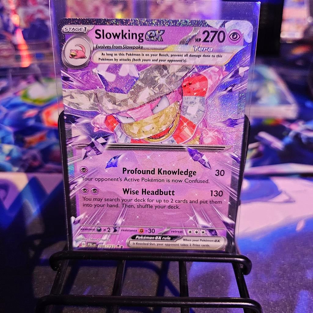 Slowking ex Tera - Super mooie Pokémon kaart, Ophalen of Verzenden, Zo goed als nieuw, Losse kaart, Foil