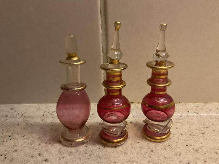 3 parfumflesjes uit Griekenland -, Sieraden, Tassen en Uiterlijk, Uiterlijk | Parfum, Gebruikt, Ophalen of Verzenden