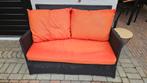 Tuinbank inclusief kussens, Tuin en Terras, Ophalen, Gebruikt