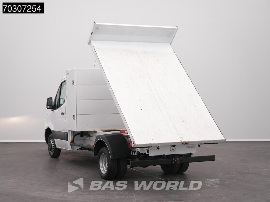 Mercedes Sprinter 515 CDI Kipper met Kist Dubbellucht 3,5t T, Auto's, Stof, Gebruikt, Euro 6, 4 cilinders