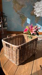 Rieten mand 36x50 cm, Huis en Inrichting, Woonaccessoires | Schalen en Manden, Ophalen, Gebruikt, Mand, Riet
