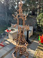 Ouderwetse zware gouden kapstok, Gebruikt, Ophalen of Verzenden, Metaal, Staande kapstok