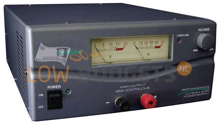 Maas SPS-8250 Schakelvoeding 25A Instelbaar 3-15V, Auto diversen, Overige Auto diversen, Verzenden