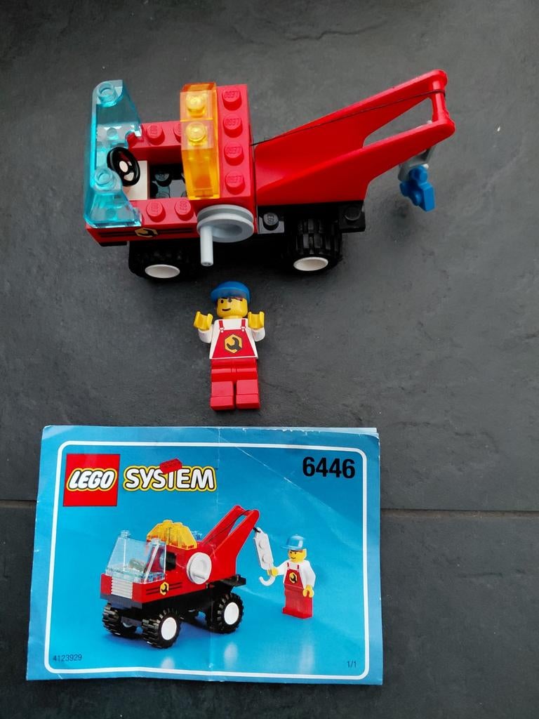 Partij lego Diverse auto's graafmachine boekje minifig, Ophalen of Verzenden, Gebruikt, Lego