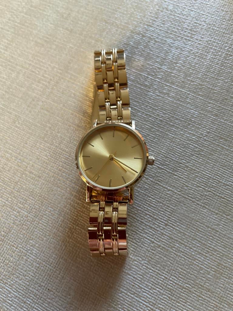 Gouden My Jewellery Horloge - Elegant en Tijdloos, Overige merken, Polshorloge, Ophalen of Verzenden, Zo goed als nieuw
