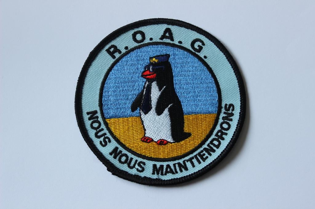 patch r.o.a.g  nous nous maintiendrons, Verzamelen, Verzenden, Zo goed als nieuw, Patch, Badge of Embleem