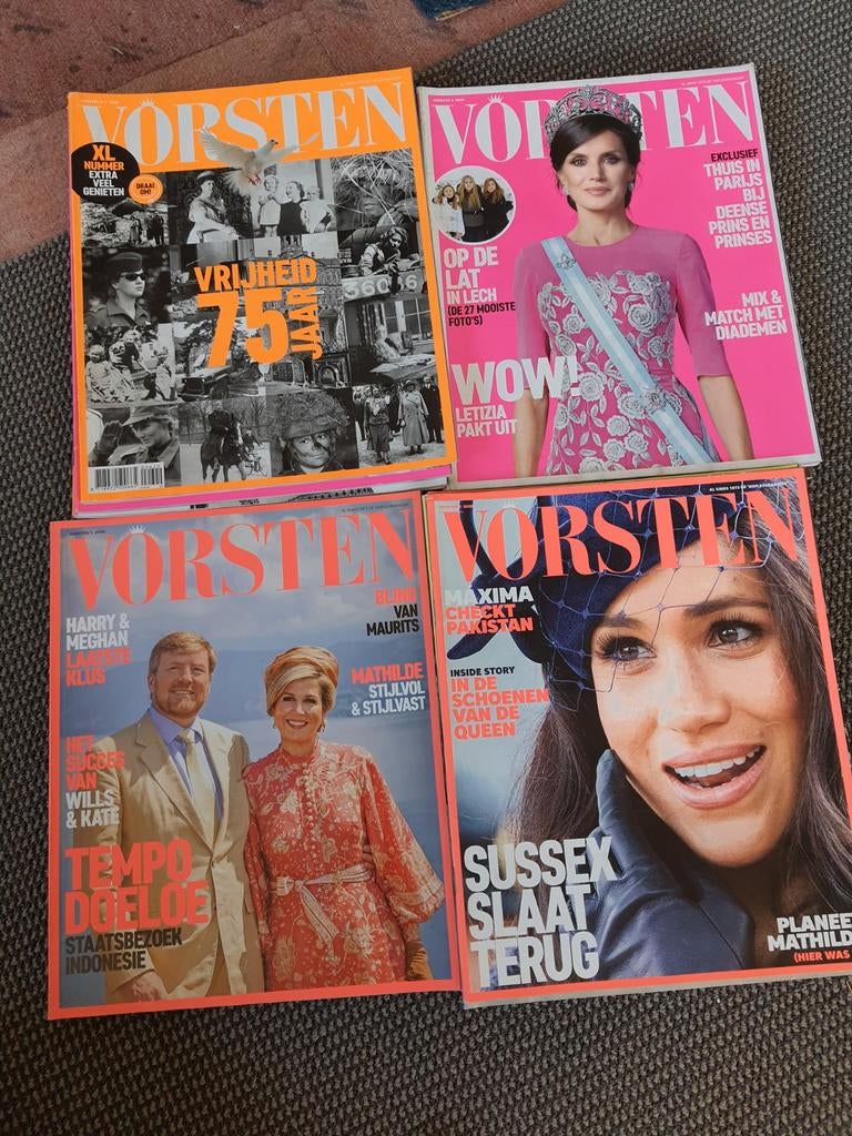 13x Vorsten Magazine: Royals, Ophalen of Verzenden, Gelezen, Gossip of Showbizz
