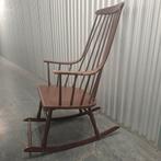 LENA LARSSON / PASTOE | Vintage stoel fauteuil schommelstoel, Ophalen, Gebruikt, 100 tot 125 cm, Vintage design Mid Century jaren 30 40 50 60 70 schommelstoel
