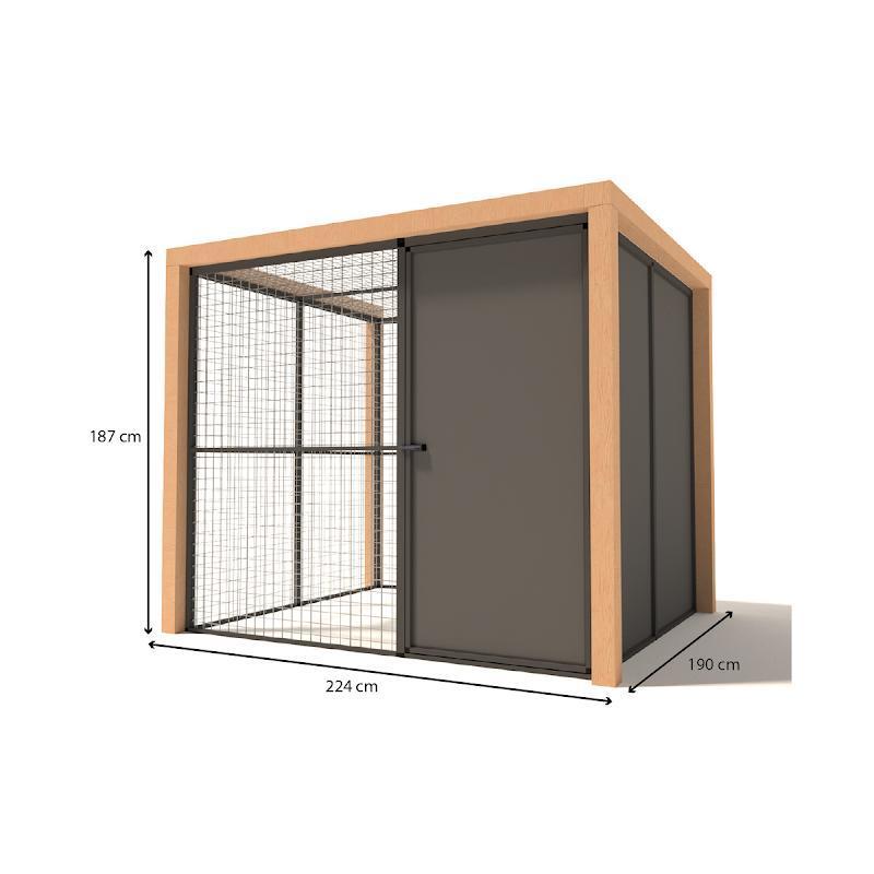 Voliere aluminium Noor | model 1, Dieren en Toebehoren, Vogels | Hokken en Kooien, Ophalen of Verzenden, Nieuw, Aluminium, Volière
