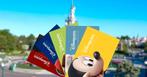 4 disney tickets 2 parken, Tickets en Kaartjes, Drie personen of meer, Ticket of Toegangskaart